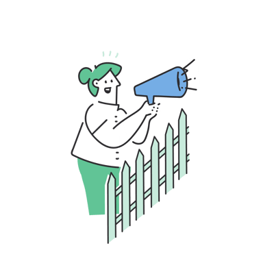 woman, person, alert, speaker, warning - Multicolor woman, person, alert, speaker, warning - Multicolor