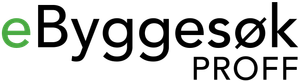 Logoen til eByggesøk Proff. Grafikk.